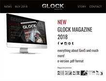 Tablet Screenshot of glockannual.com